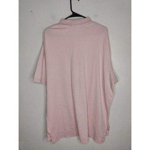 Polo Ralph Lauren Shirt Men's 2XL XXL Pink Blue Pony Short Sleeve Casual - Picture 3 of 8
